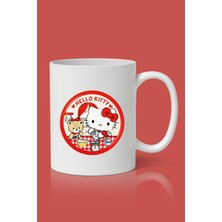 Designedfy Hello Kitty Baskılı Kupa Bardak