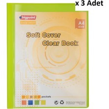 Bigpoint Lolly Serisi Soft Sunum Dosyası Cepli 30'lu Yeşil x 3 Adet