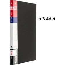 Bigpoint Sunum Dosyası 20'li Siyah x 3 Adet