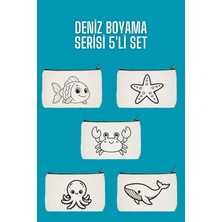 Belirtilmemiş Siyah Gabardin Bez Çanta 10'lu Paket Kalemlik Hediyeli