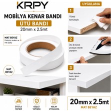 Mobilya Kenar Bandı Mat Beyaz