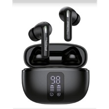 Acl Bluetooth 6.0 Kulaklık Kablosuz Kulak Içi LCD Göstergeli Dijital Ekranlı Çift Mikrofonlu Enc Gürültü Engelleyici Powerbankli Kulaklık