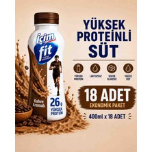 İçim Içim Fit Kahvelı Laktozsuz Yüksek Proteınlı Süt 400 ml x 18 Adet