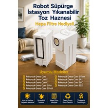 Roborock Qrevo Curv Serisi Yıkanabilir Yeniden Kullanılabilir Robot Süpürge Toz Haznesi