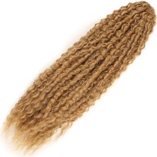 TeknoKapsül Brazilian Afro Dalgası Saç - Karamel