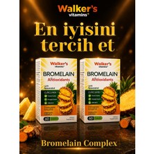 Walkers Bromelain  2li Paket Yeşil Çay, Krom, Curcumin, Berberine, Resveratrol