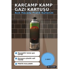 Mercora Tech Valfli Standart 220 G Kamp Ocağı Kartuşu - 1 Adet Taşınabilir Doğa Gazı BX-313497