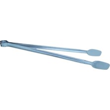 Happy Trend 5dm-Paslanmaz Çelik Büyük Boy Şef Mangal Barbekü Maşası Kömür Izgara Maşası - 36 cm