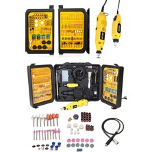 Happy Trend Steiner Alman 350 Parça Profesyonel 460 Watt Hobi Gravür Mini Kalıpçı Taşlama Makinesi