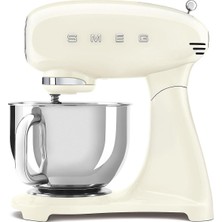 Happy Trend Smeg, SMF03CREU Mutfak Robotu, 10 Hız Kademesi, Planet Karıştırıcı, Emniyet Kapatma, 2 Çırpma Teli, Paslanmaz Çelik Küre Sap, 800 W, Krem Rengi