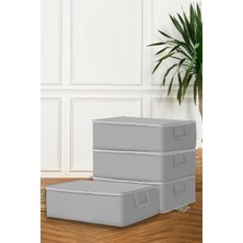 Happy Trend Jouis Hurç Seti 6 Adet Büyük Boy Baza Altı Çekyat Düzenleyeci Çeyiz Bohçası 64 x 45 x 22 Organizer Büyük
