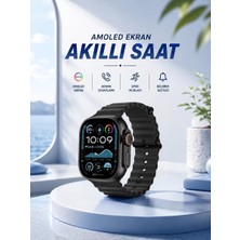 Uslucan Alışveriş Akıllı Saat Bluetooth Bağlantılı Nfc ve Gps Uyumlu Nabız Ölçer Sesli Görüşme
