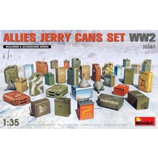 Happy Trend Miniart 35587 1:35 Ww2 Bidon Seti, Müttefik (30) Orijinaline Uygun Reprodüksiyon, Model Yapımı, Plastik Montaj Seti, El Işi, Hobi, Yapıştırma, Model Yapı Seti, Montaj, Boyasız