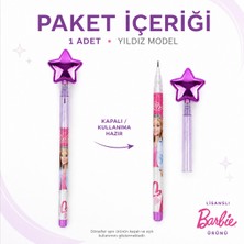 Bakgelal Barbie Yıldız Figürlü Geçmeli Silgili Kalem – Eğlenceli Kırtasiye Kalemi