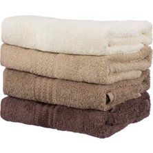 Happy Trend Hobby Home Collection "5 Yıldızlı Lüks% 100 Türk Pamuk Rainbow El Havlusu 4'lü Set-Otel & Spa-Grade Emici & Süper Yumuşak El Havlusu, Hızlı Kurur ve Dayanıklılık Gym El Havlusu, Best Girinti Hediye.