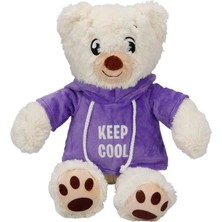 Enco Store Kapşonlu Peluş Ayı 30 Cm.