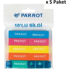 Parrot Silgi 10'lu Blister x 5 Paket