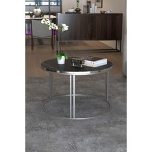 Bezos Special Orta Sehpa Bendir Siyah 70 cm