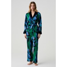 Penye Mood Kemer Detaylı Pijama Takımı