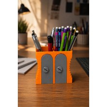 3D Layer Craft Kalemtraş Şeklinde Kalemlik Masaüstü Organizer