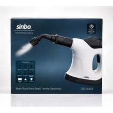 Sinbo SSC-6424 Buharlı Temizleyici 400 ml 105°C 1.5 Bar