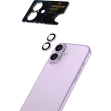 Piili Imperium iPhone 17 Safir Ar/af Lens Koruyucu – Pembe
