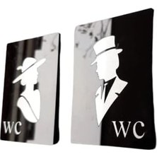 Brf Store Seyzelya Retro Tasarım Wc Yönlendirme Tabelası