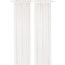TARNA Ikea Stenfrö Beyaz 145X300 cm Tül Perde/2 Kanat