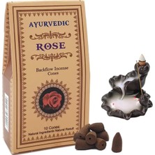 Brf Store Seyzelya Ayurvedic Doğal Konık Tütsüler (Şelale Geri Akışkanlı) || 20 Farklı Aroma ve Koku || Palo S