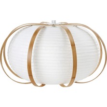 Ikea Taggtofs Beyazbambu 67 cm Sarkıt Lamba Abajur Başlığı
