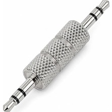BK Teknoloji 3.5 mm Erkek / Erkek Stereo Metal Jack Adaptör – Aux Ses Birleştirici