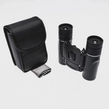 Marsilyan™- 20X21 Nıkula  Cepte Taşımalı Kauçuk Kaplamalı Mini Dürbün  1000M/46M
