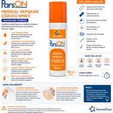 Parson Medikal Yapışkan Çözücü Sprey 50 ml Flaster ve Yara Örtüsü Sökücü