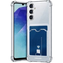 Aslanoğlu Store Mey Ithalat®  Samsung Galaxy A27 Kılıf Kart Şeffaf Silikon - Şeffaf
