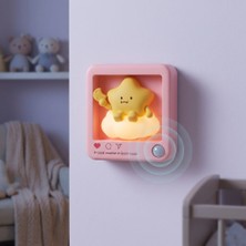 Margo Toys Sensörlü Şarj Edilebilir - Sevimli Yıldız Çocuk Gece Lambası