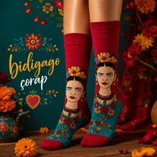 Bidigago Frida Desenli Soket Çorap