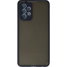 Pamukia Samsung Galaxy A52 Kılıf Montreal Silikon Kapak - Lacivert