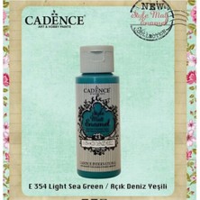 Depposite Style Matt Enamel Cam & Porselen Boyası 59 Ml. E-354 Açık Deniz Yeşili