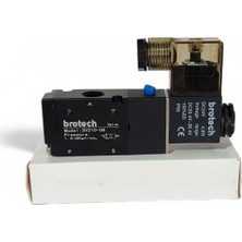 Brotech 1/4 3/2 Hava Valfi | Pnömatik Valf | Air Valfi | Tır Branda Valfi 24 Volt