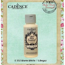 Depposite E-332 Style Matt Enamel Cam & Porselen Boyası 59 Ml. E-332 S.beyaz (Warm White)