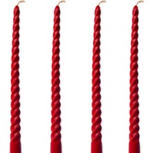 Brf Store Fhm-Prıme Petekoğlu (4 Adet 27.5cm) Balmumu Mum Konik Burgulu Balmumu Şamdan Mumu Doğal Petek Balmum