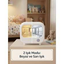 Margo Toys Retro Televizyon Tasarımlı Taşınabilir Şarj Edilebilir Masa ve Gece Lambası