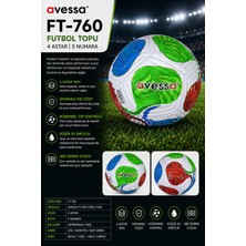 Avessa FT-760 4 Astar 5 Numara Futbol Topu - Dayanıklı Dış Yüzey - Suya Dayanıklı