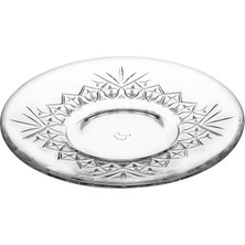 Brf Store Fhm-Prıme Paşabahçe Timeless Çay Tabağı(6 Adet) Şeffaf