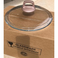 Brf Store Fhm-Prıme Karaca Rose Gold Kulp ve 28 cm Cam Kapağı