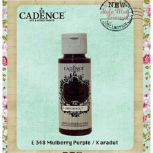Depposite Style Matt Enamel Cam & Porselen Boyası 59 Ml. E-348 Karadut