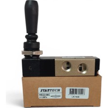 Firetech 1/4-5/3 Kol Valfi (Ileri-Orta-Geri) Pnomatik Hava Valfi