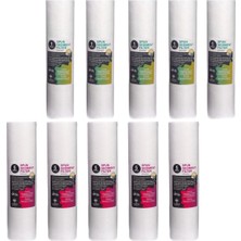 Brf Store Fhm-Prıme Sulook 2086 10 Adet Açık Kasa Su Arıtma Filtre 1-5 Mikron Sediment Spun Filtre