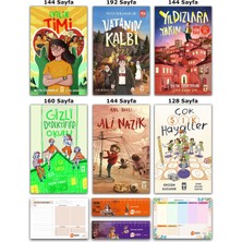 İlk Genç Timaş Ali Nazik - Çok Şık Hayaller - Iyilik Timi - Vatanın Kalbi - Gizli Dedektifler Okulu Set 6 Kitap