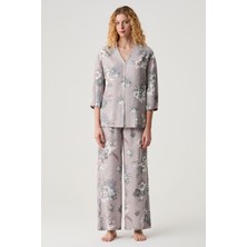 Catherine's Çiçek Desenli Bol Kesim Pijama Takımı